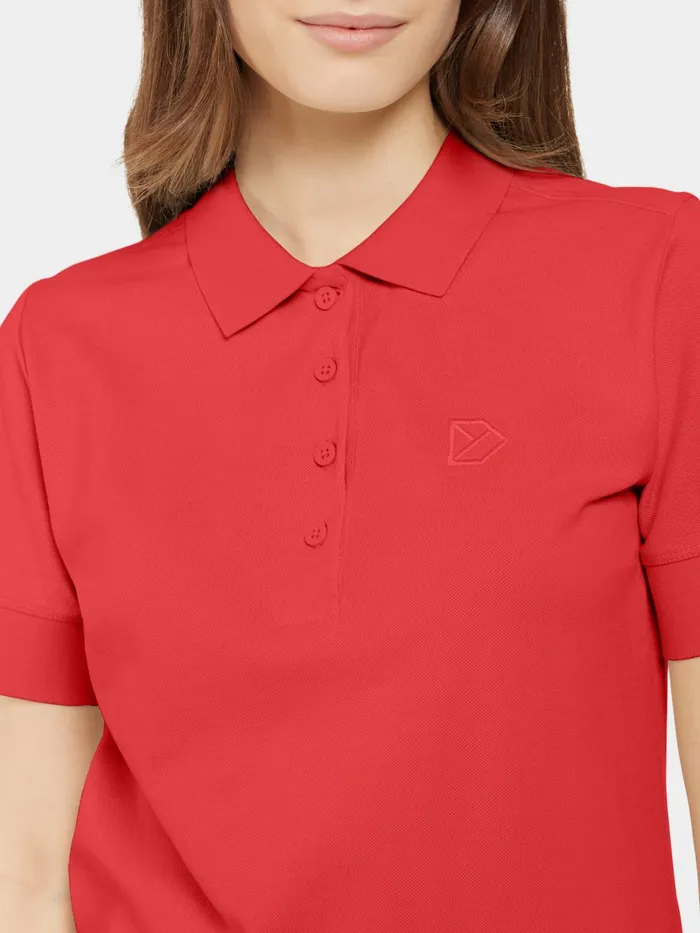 Women Wivi Polo Pomme Red Didriksons TShirts