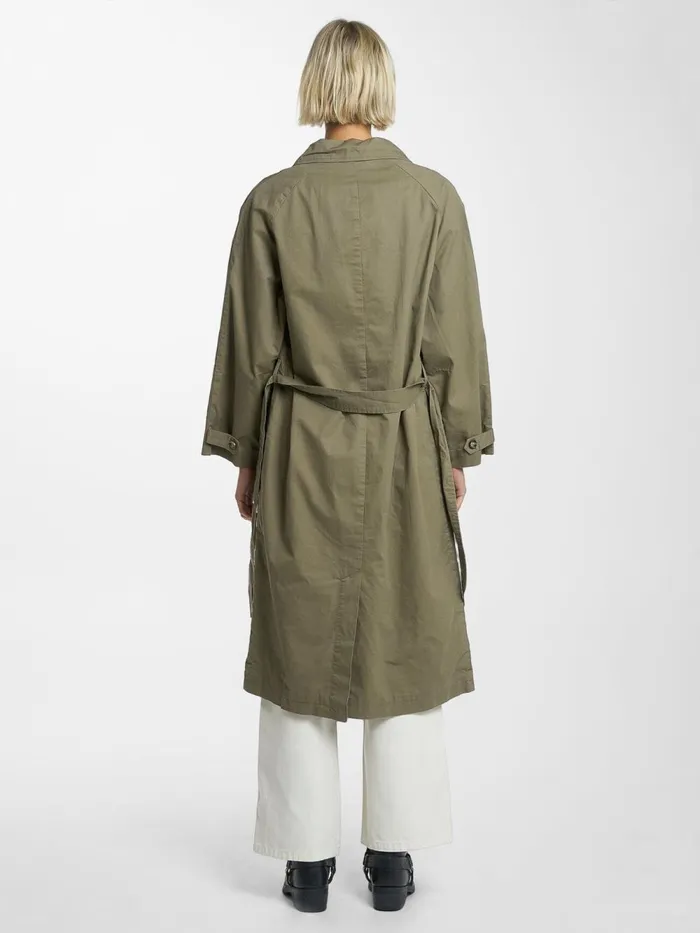 Womens Adrianna Trench Coat Aloe Thrills Jackets