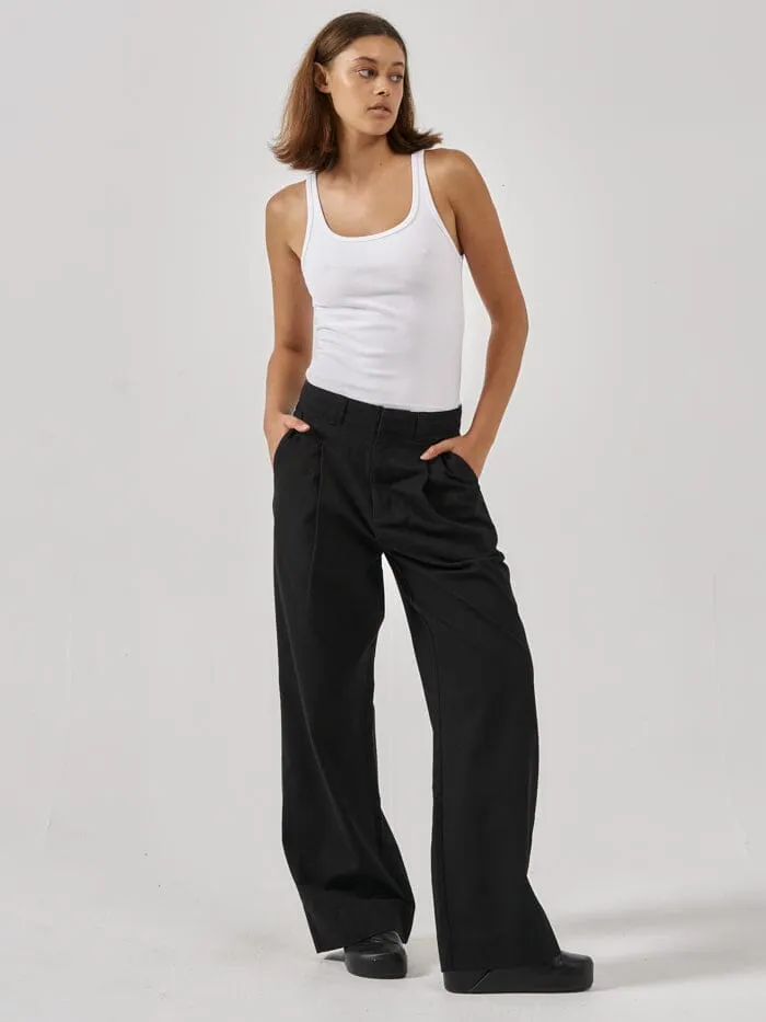 Womens Artisan Twill Pant Black Thrills Pants