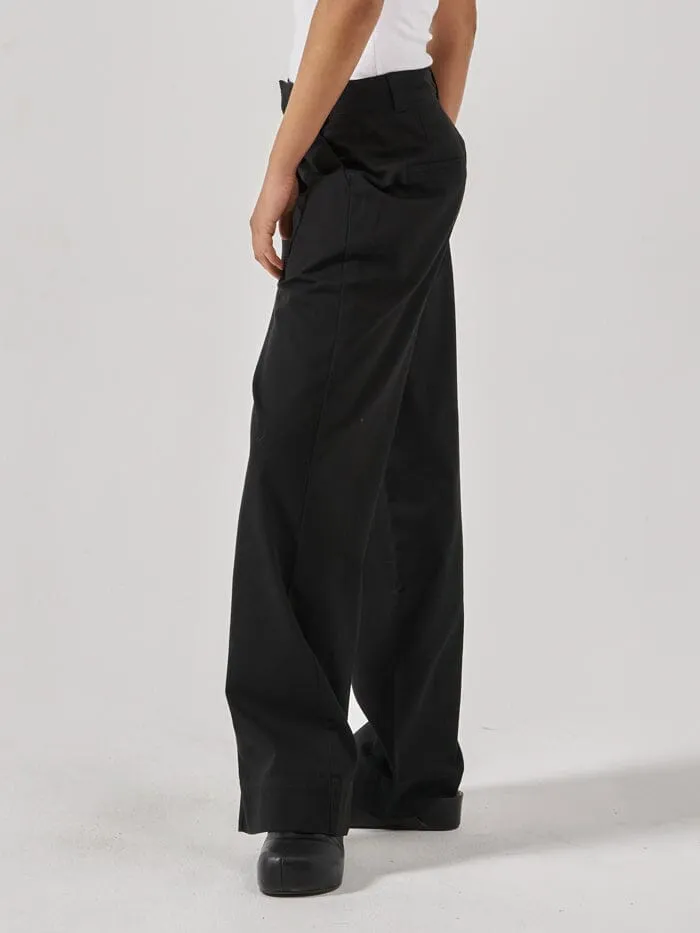 Womens Artisan Twill Pant Black Thrills Pants