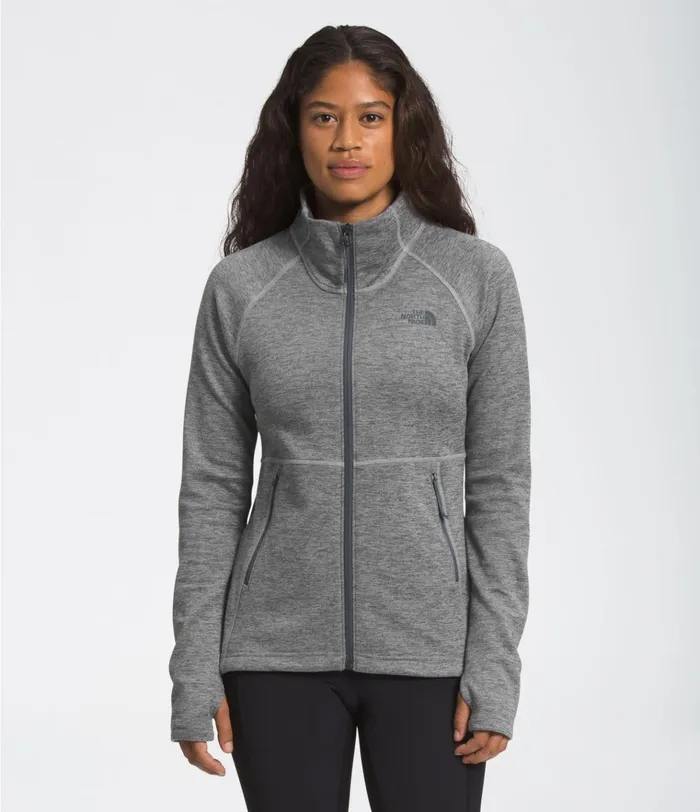 Womens Canyonlands FullZip Fleece Tnf Medium Grey Heather The North Face Fleece Womens Canyonlands FullZip Fleece Tnf Medium Grey Heather The North Face Fleece
