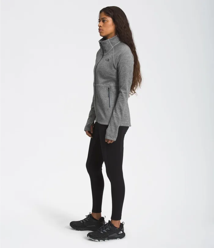 Womens Canyonlands FullZip Fleece Tnf Medium Grey Heather The North Face Fleece