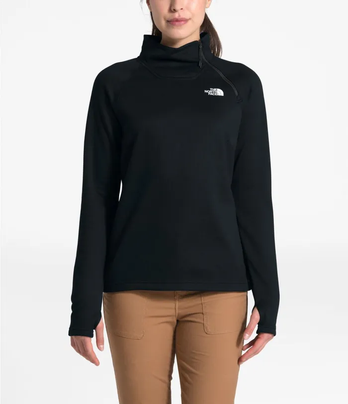 Womens Canyonlands Zip Fleece Tnf Black The North Face Softshell