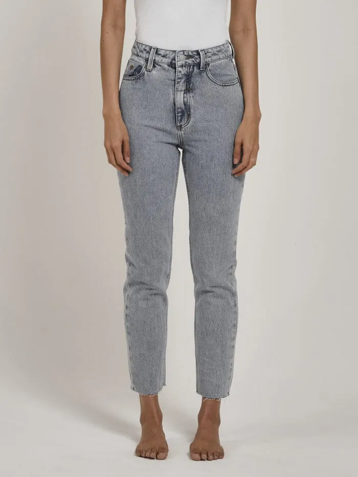 Womens Casey Slim Jean Garage Blue Thrills High Waisted Jeans