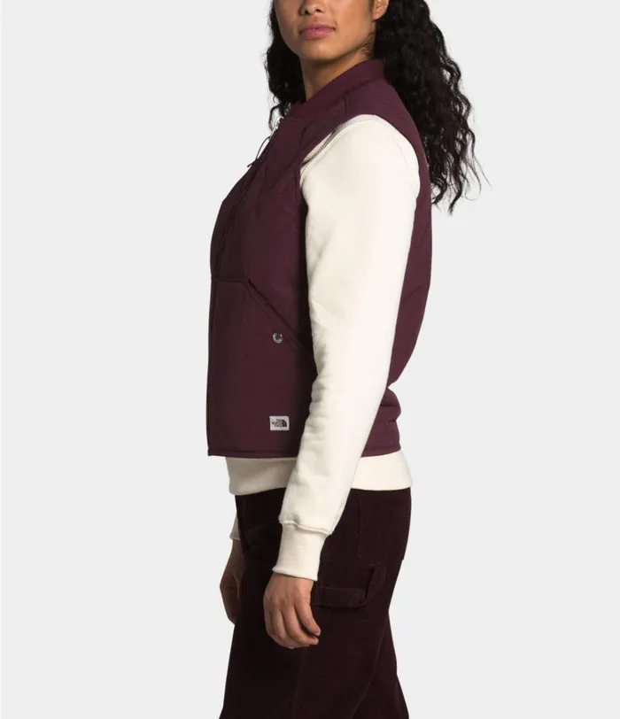 Womens Cuchillo Vest Root Brown The North Face Insulated and Down Jackets