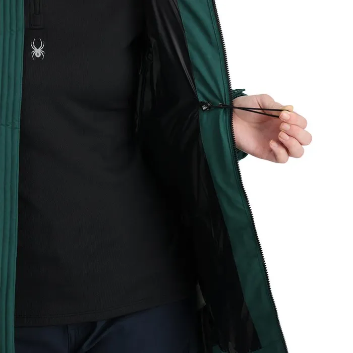 Womens Eastwood Long Cypress Green Spyder Down