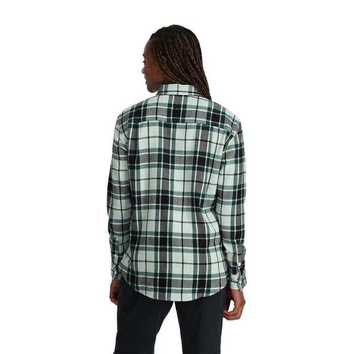 Womens Fab Flannel Wintergreen Spyder Tees