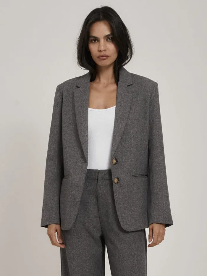 Womens Gabrielle Blazer Steel Grey Thrills Jackets