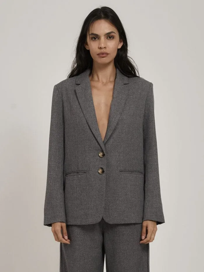 Womens Gabrielle Blazer Steel Grey Thrills Jackets