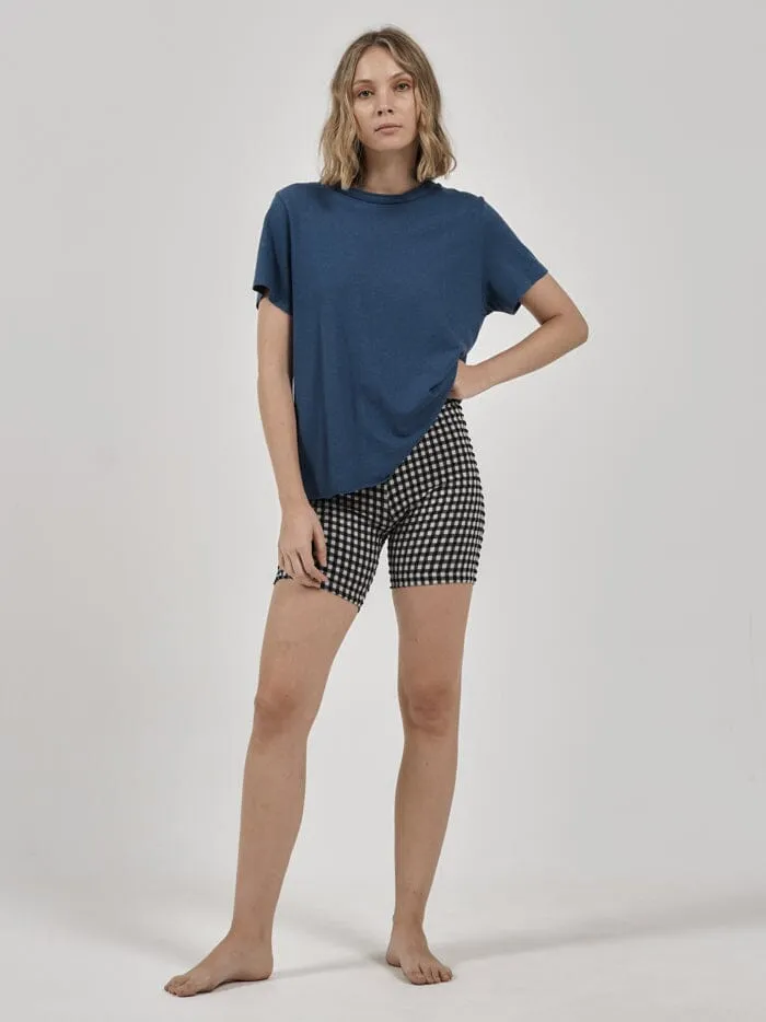 Womens Gigi Long Leg Bike Short Black Thrills Shorts