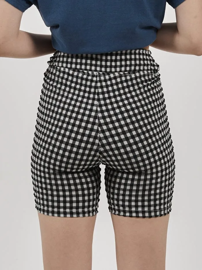 Womens Gigi Long Leg Bike Short Black Thrills Shorts