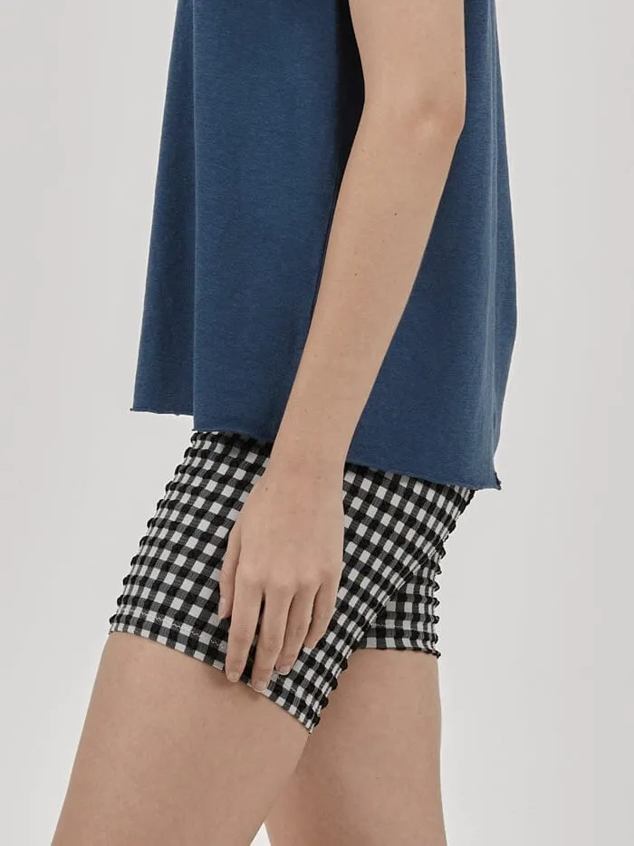 Womens Gigi Long Leg Bike Short Black Thrills Shorts