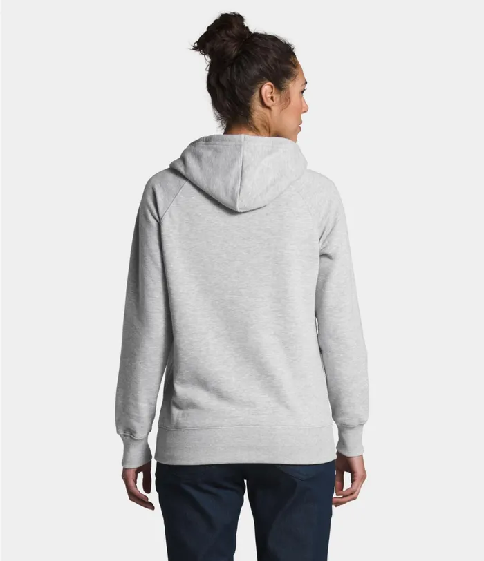Womens Half Dome Pullover Hoodie Tnf Light Grey Heathertnf Black The North Face Hoodies and Sweatshirts