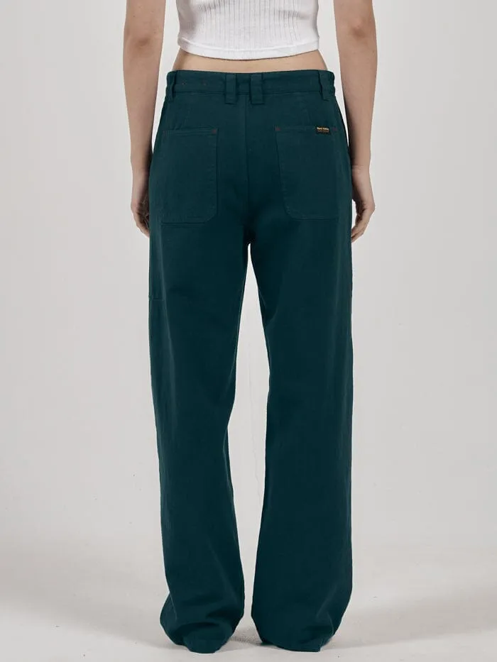 Womens Hard Yakka X Lax Pant Yakka Green Thrills Pants