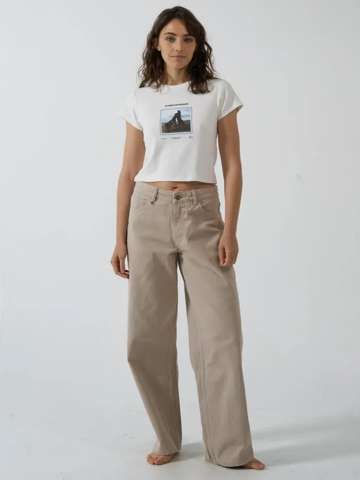 Womens In Order And Disorder Mini Tee Powder Thrills Tops and Tees