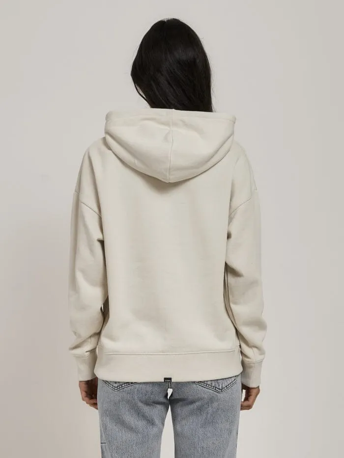 Womens Incline Fleece Hood Heritage White Thrills Sweaters and Fleece