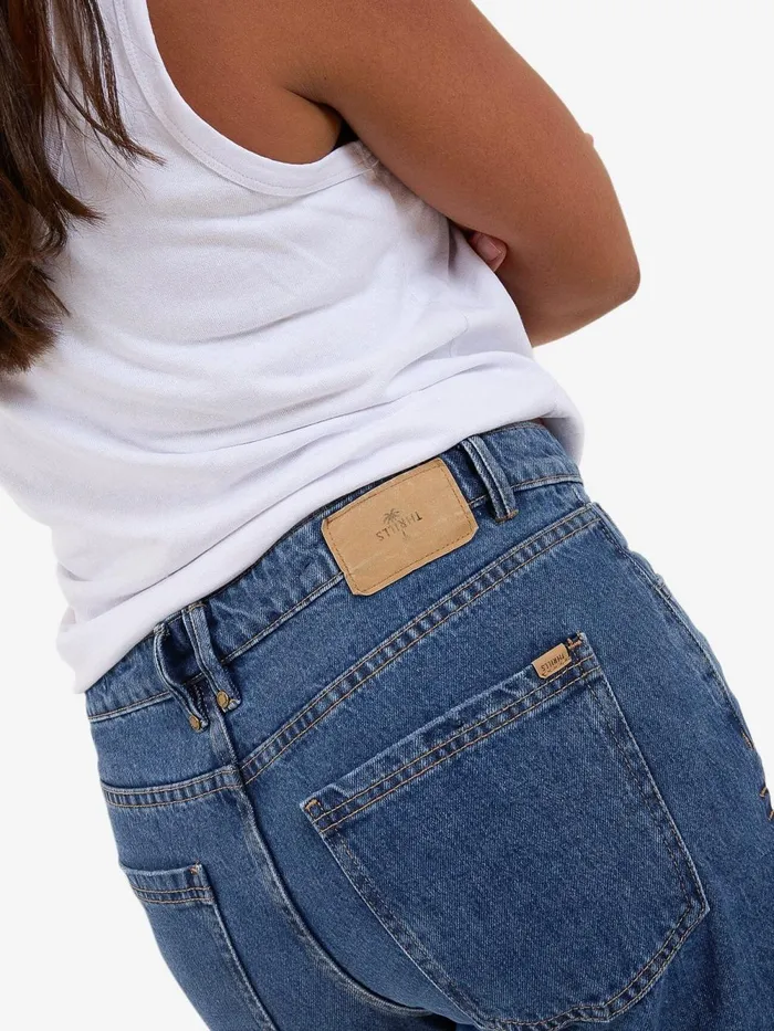 Womens Jordan Short Rinsed Blues Thrills Denim Shorts