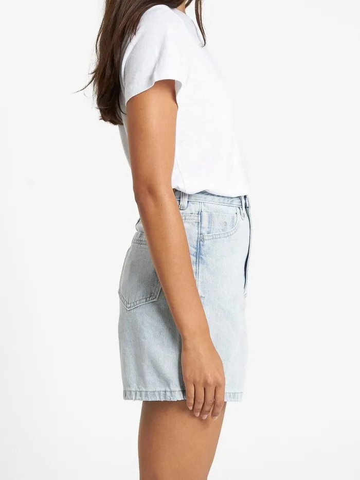 Womens Koko Short Faded Dust Blue Thrills Denim Shorts