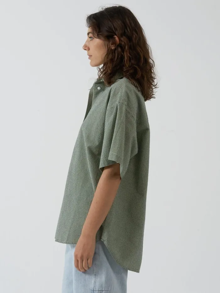 Womens Levitation Shirt Pistachio Thrills Tops and Tees