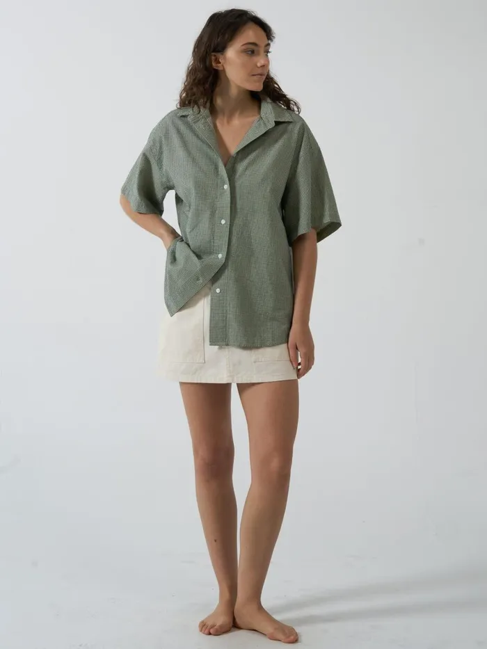 Womens Levitation Shirt Pistachio Thrills Tops and Tees