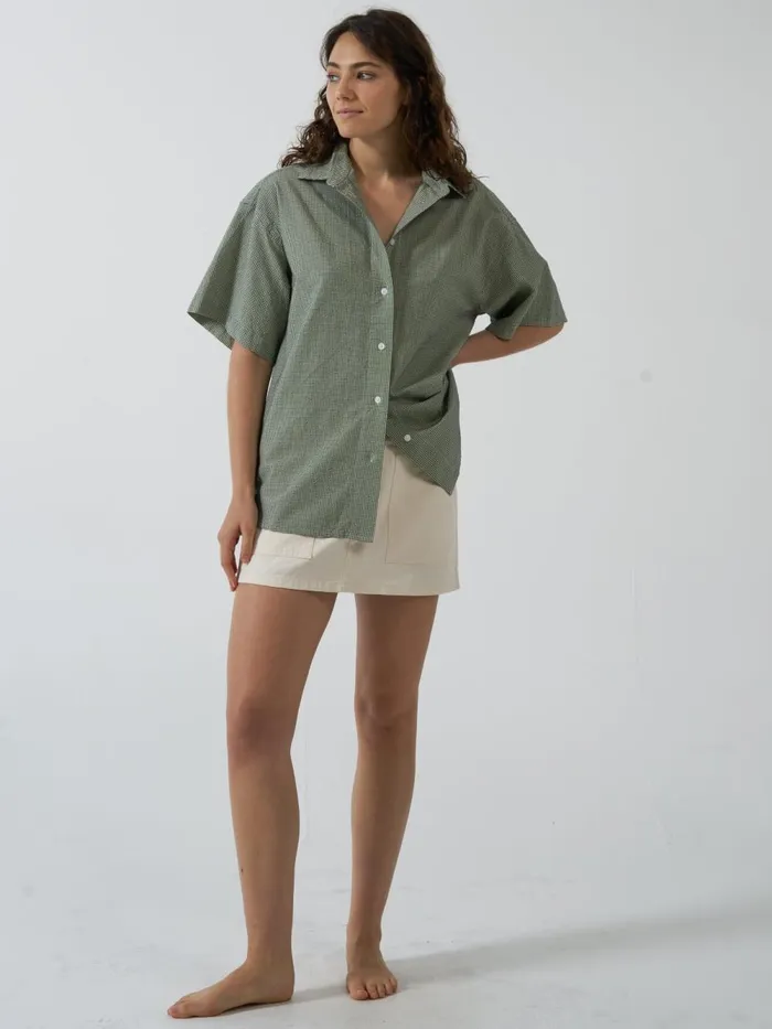 Womens Levitation Shirt Pistachio Thrills Tops and Tees