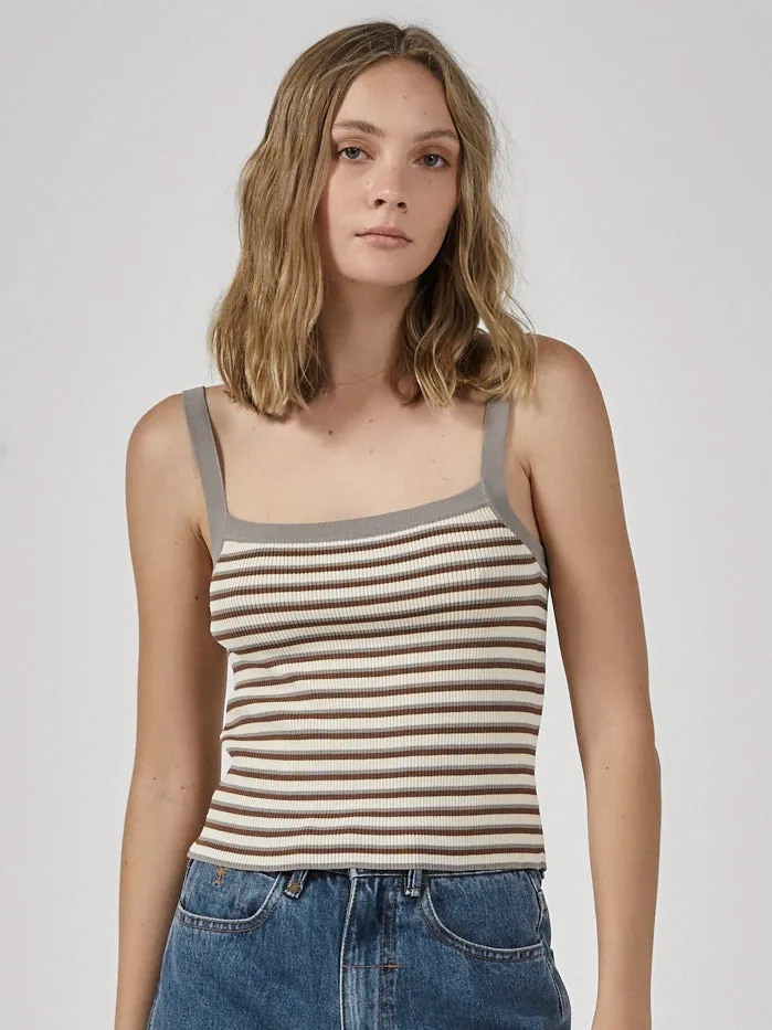 Womens Only You Knit Tank Overcast Thrills Tops and Tees