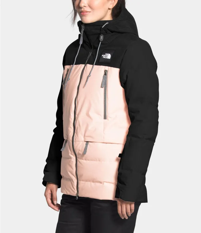 Womens Pallie Down Jacket Tnf Blackmorning Pink The North Face Snow