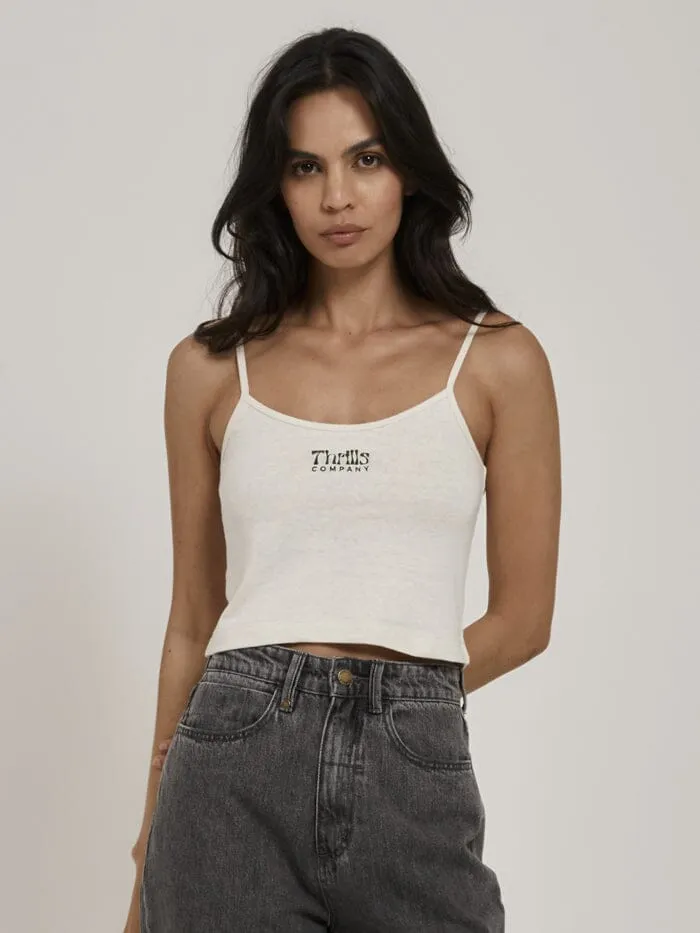 Womens Pinch Hemp Bound Crop Tank Tofu Thrills Tops and Tees
