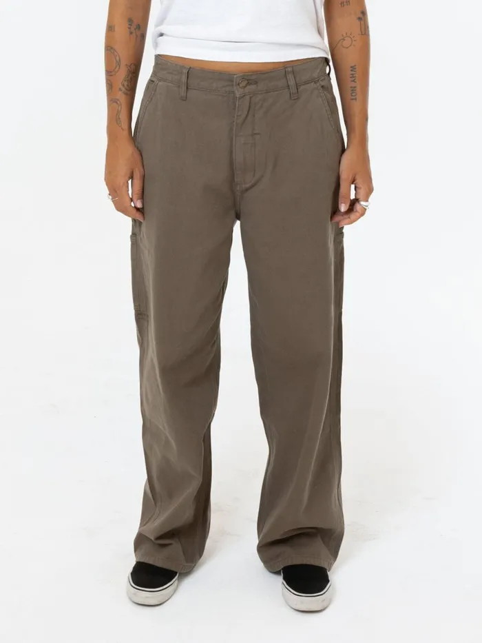 Womens Slouch Carpenter Twill Pant Desert Thrills Pants