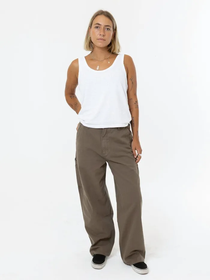 Womens Slouch Carpenter Twill Pant Desert Thrills Pants