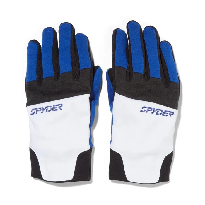 Womens Speed Fleece White Spyder Gloves