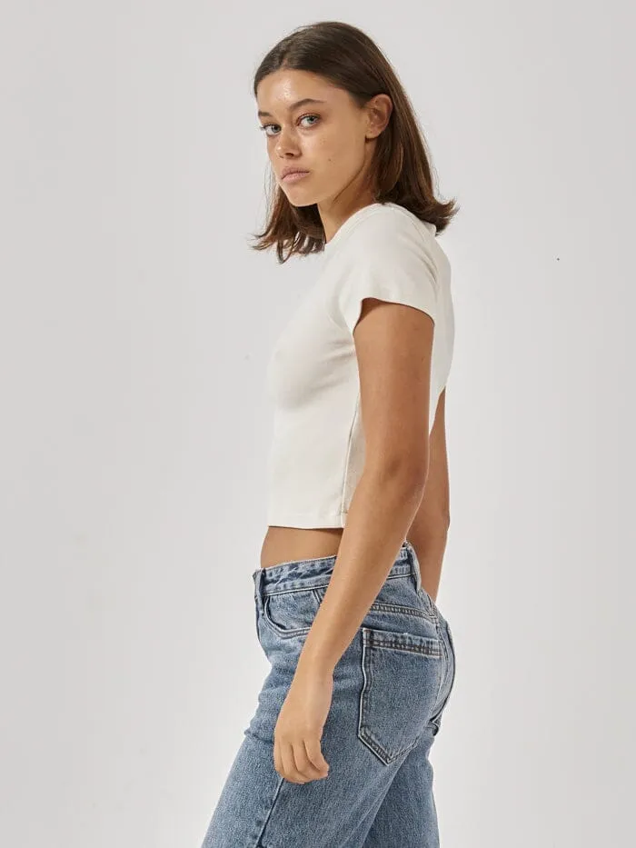 Womens Vision Of You Y2k Tee Heritage White Thrills Tops and Tees