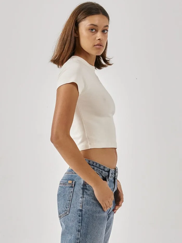 Womens Vision Of You Y2k Tee Heritage White Thrills Tops and Tees