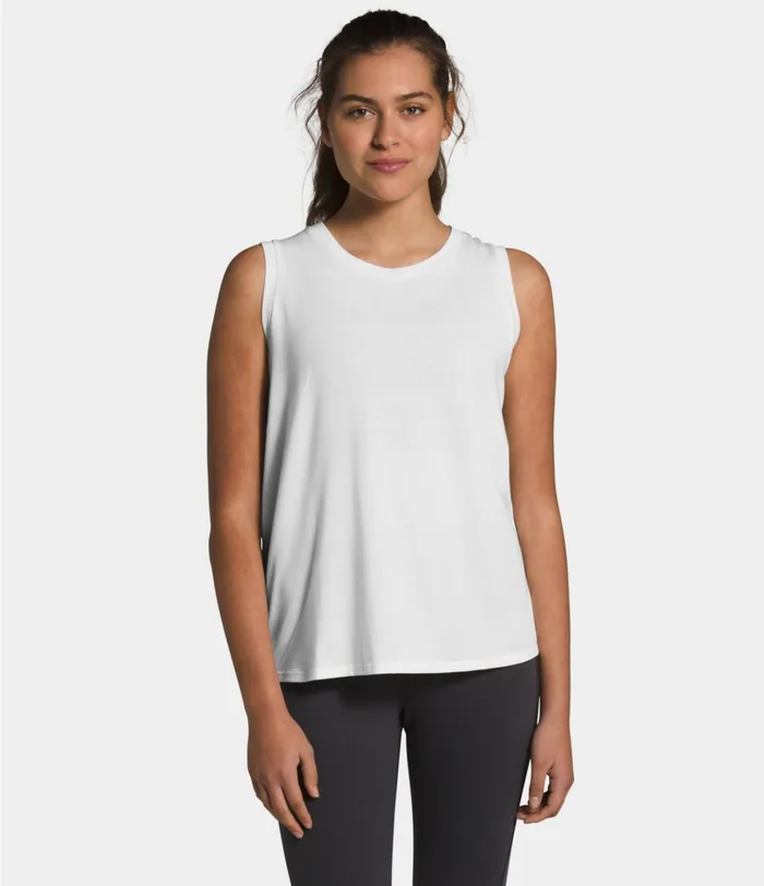 Womens Workout Novelty Tank Tnf Whitetnf Black The North Face Active Tops