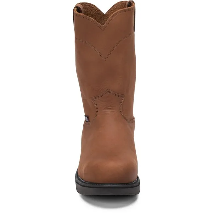 Work Men Justin Boots Cargo 10034 Steel Toe Work Boot Caramel Brown 040brown041