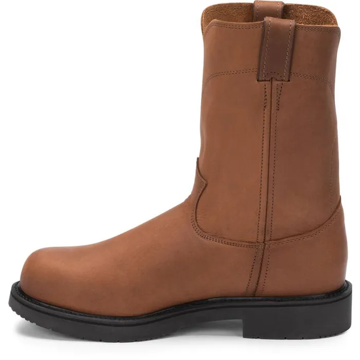 Work Men Justin Boots Cargo 10034 Steel Toe Work Boot Caramel Brown 040brown041