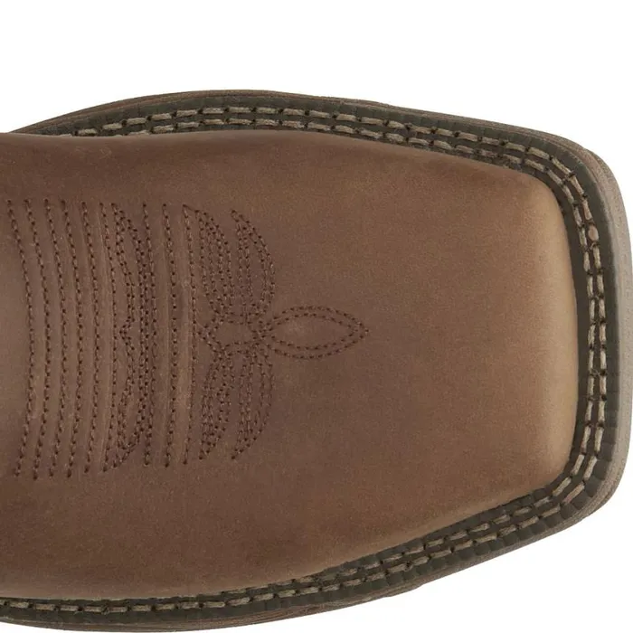 Work Men Justin Boots Rush 11034 Steel Toe Waterproof Work Boot Saddle Tan 040brown041