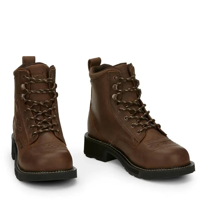 Work Women Justin Boots Katerina 6034 Steel Toe Waterproof Work Boot Aged Bark 040brown041 Work Women Justin Boots Katerina 6034 Steel Toe Waterproof Work Boot Aged Bark 040brown041