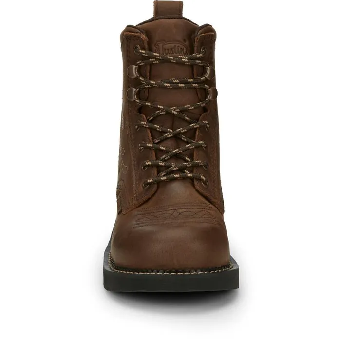 Work Women Justin Boots Katerina 6034 Steel Toe Waterproof Work Boot Aged Bark 040brown041