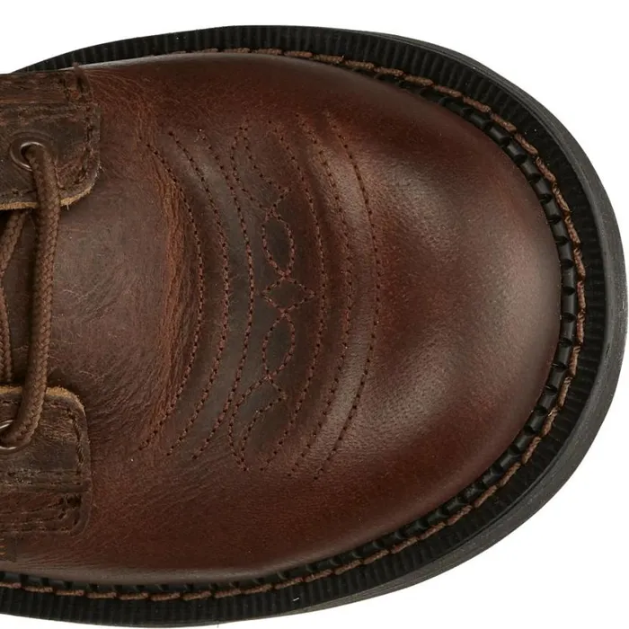 Work Women Justin Boots Reamy 6034 Nano Composite Toe Work Boot Brown