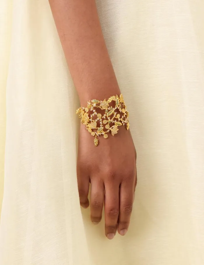 Zimmermann Bracelets Zimmermann Bloom Bracelet Goldgreen 8211 Women