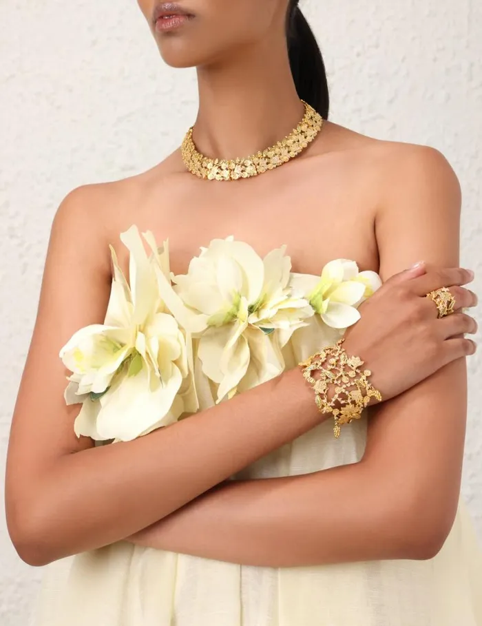 Zimmermann Bracelets Zimmermann Bloom Bracelet Goldgreen 8211 Women