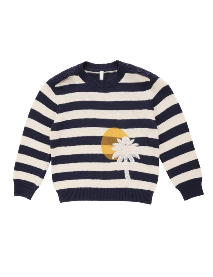 Zimmermann Clothing Alight Embroidered Sweater Multi 8211 Kids