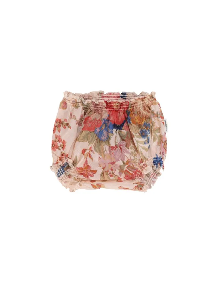 Zimmermann Clothing August Bloomer Cream Floral 8211 Kids