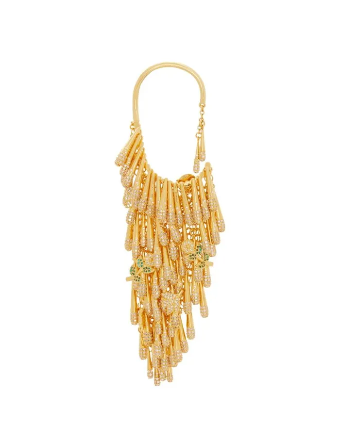 Zimmermann Earrings Zimmermann Bloom Ear Cuff Goldgreen 8211 Women