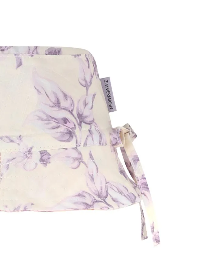 Zimmermann Hats Kids Bucket Hat Yellowlilac Floral 8211 Kids