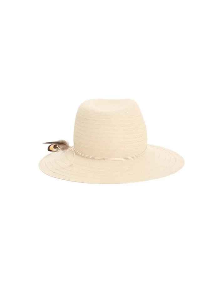 Zimmermann Hats Stripe Fedora Natural 8211 Women