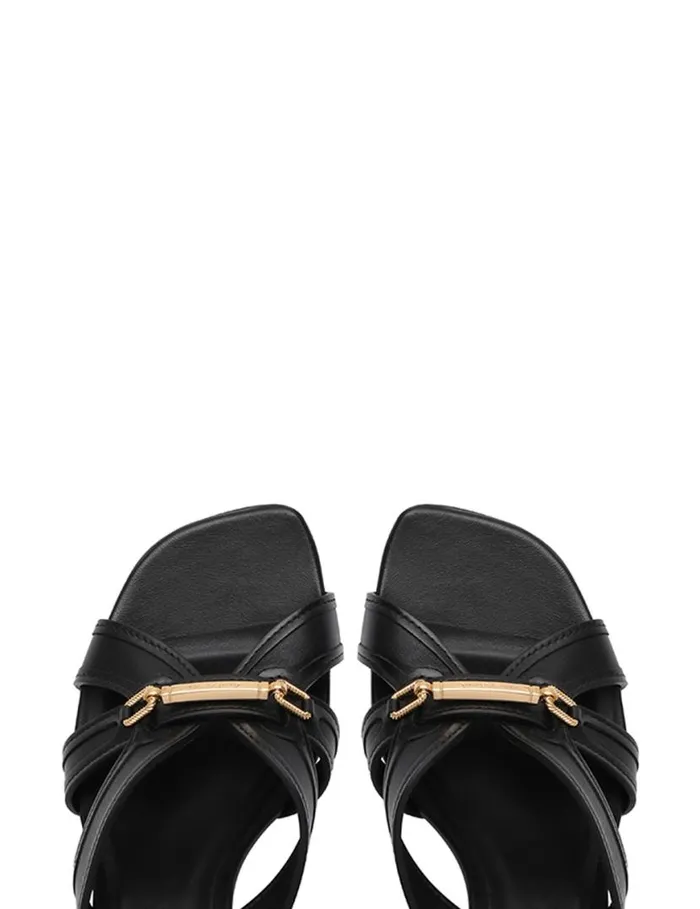 Zimmermann Heeled Sandals Zimmermann Prisma Slide 65 Onyx 8211 Women