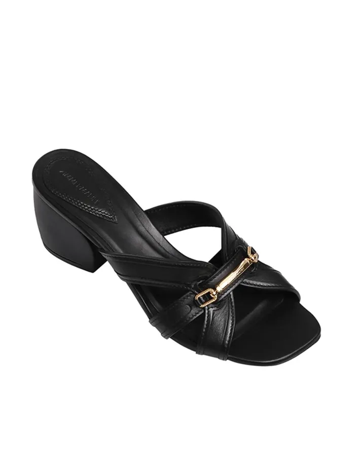 Zimmermann Heeled Sandals Zimmermann Prisma Slide 65 Onyx 8211 Women