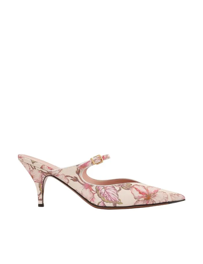 Zimmermann Heels Zimmermann Aura Mule 65 Coral Hibiscus 8211 Women